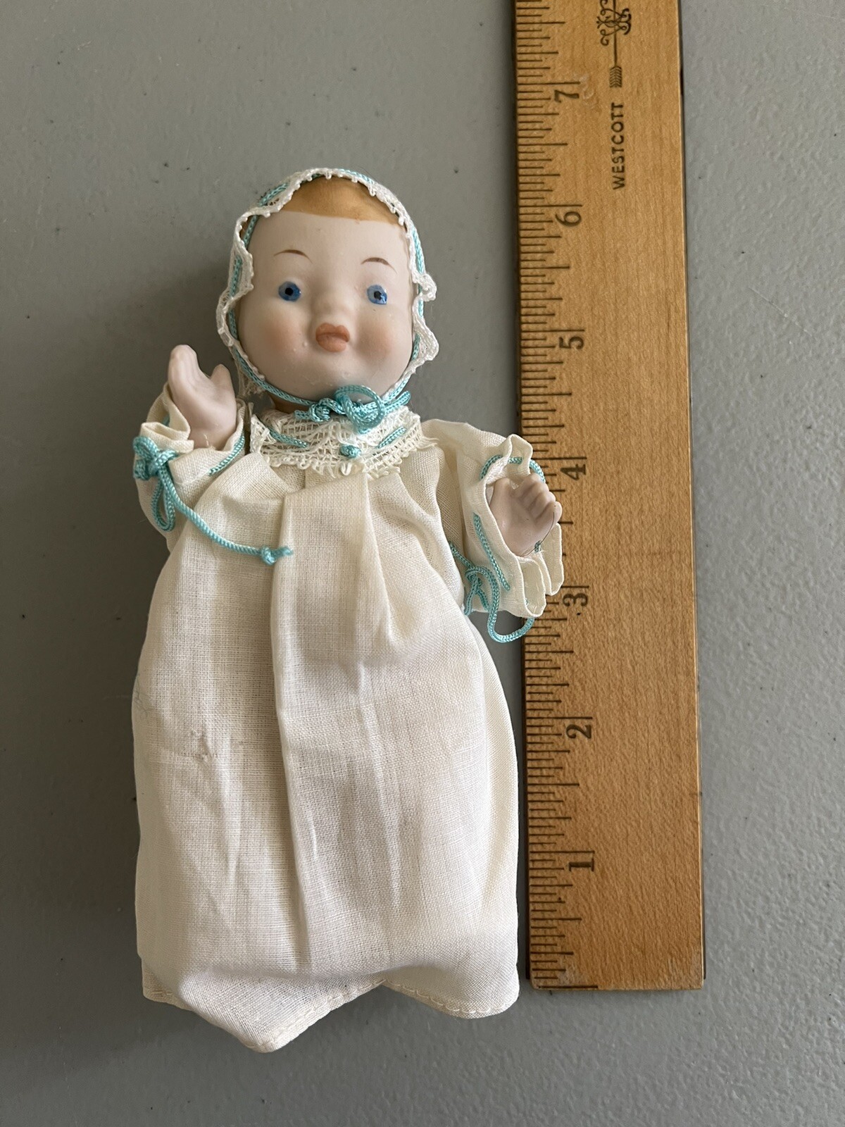 Antique Bisque Baby Doll Replica, Doll in Original Box eBay