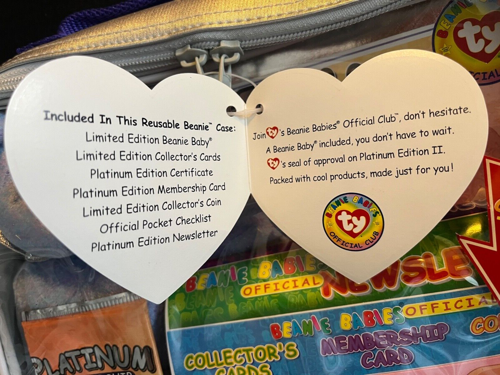 TY Beanie Babies Official Club BBOC Platinum II Membership Kit 1999 New Unopened - Picture 5 of 6