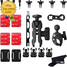 Complete Motorcycle Bundle Mounting Kit for ONE X3/X2/X 360 Cameras | Compatible