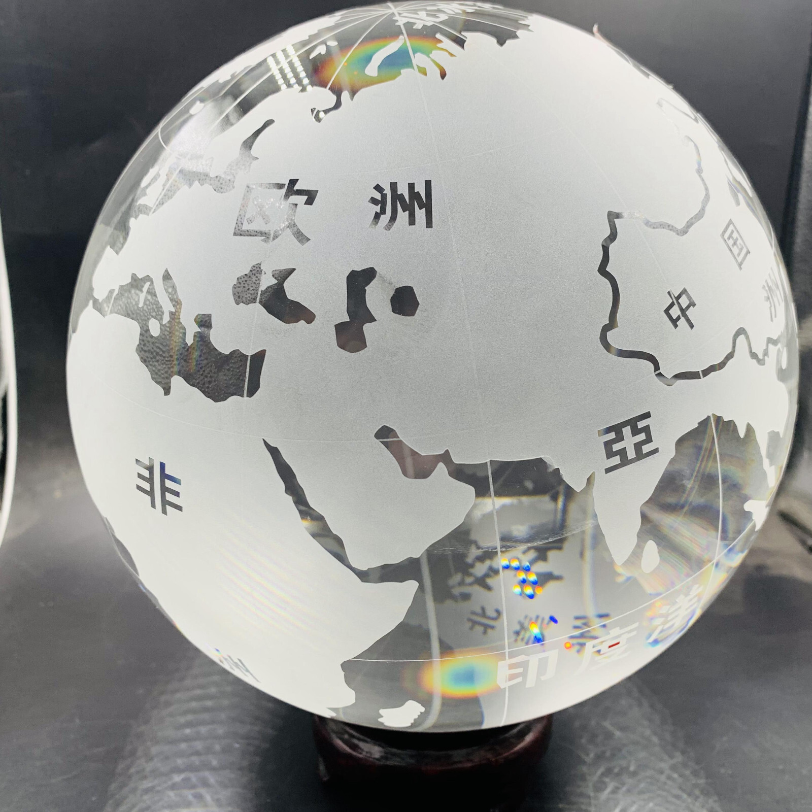 22.48LB White melted quartz ball globe reiki Healing home decor gift