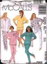 5070 Vintage McCalls SEWING Pattern Misses Jacket Top Pants Shorts UNCUT OOP Sew