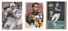 Lot of 3 1994 Ted Williams Inserts #AC5 Bart Starr #ES8 Johnny Unitas #IR1 Simms