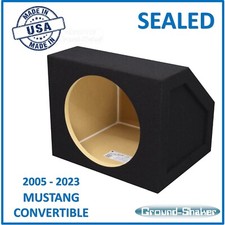 2005 - 2023 Ford Mustang Convertible Sealed Sub Box Subwoofer Enclosure