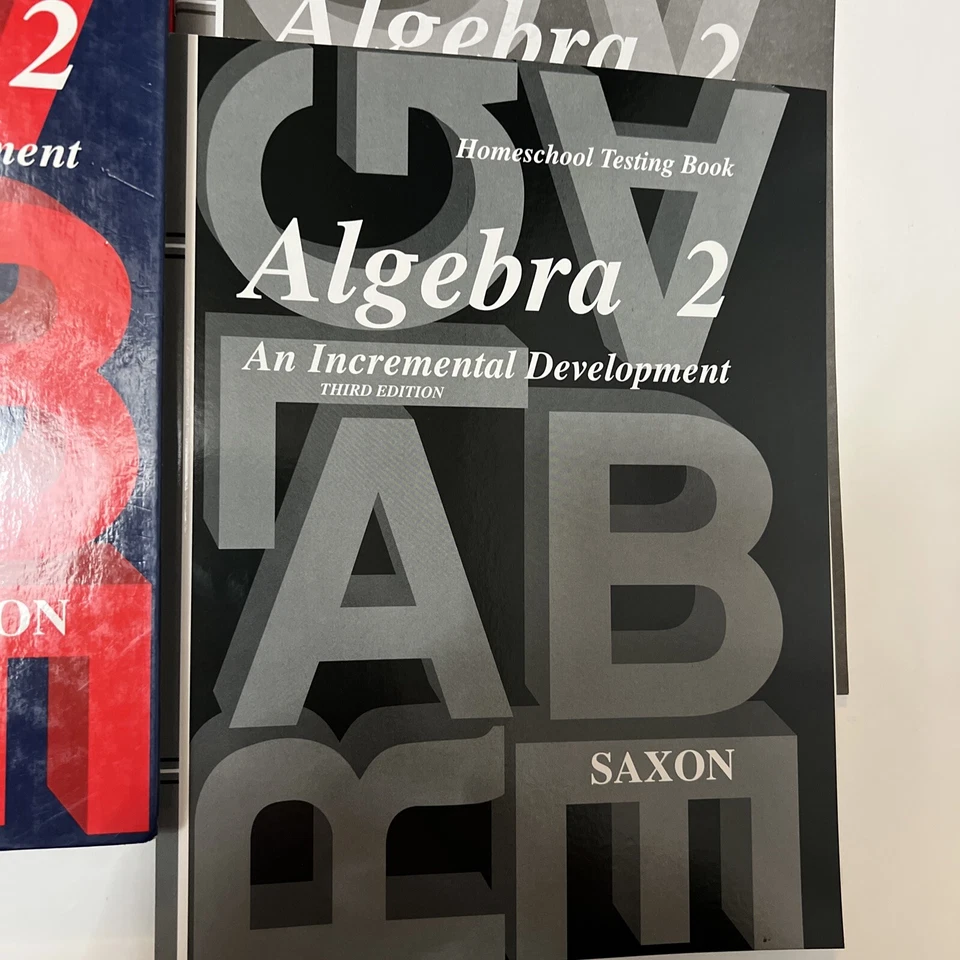 Saxon Algebra 2 SET (3rd  Edition) Textbook, Answer Key & Test Forms (very Good) - Image 3 of 4