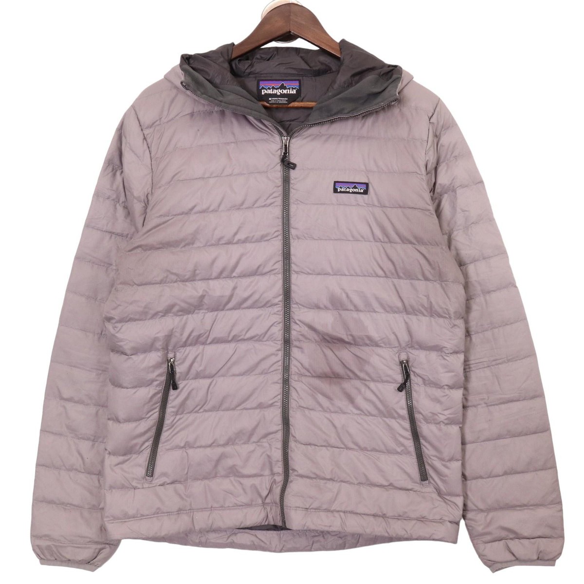 00 Patagonia Down Sweater Hoodie Outdoor Light Gray Men