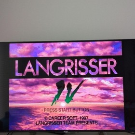 Langrisser Tribute Sega Saturn software