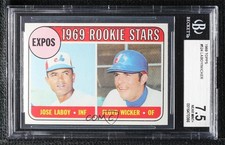 1969 Topps High # Jose Laboy Floyd Wicker Coco Laboy #524 BGS 7.5 0q3