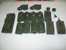 VINTAGE BRUMBERGER " SPECIAL FORCES "  ARMORED LOT  TANKS, TRUCKS