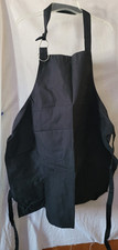 Adult Cooking Apron Kitchen Supply Co. Solid Black Tie Back Pockets Crafting DIY