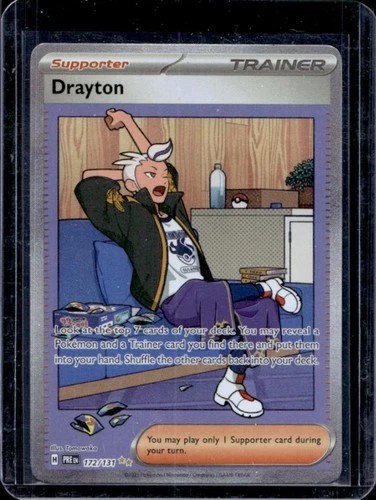 2025 Pokemon Prismatic Evolutions Drayton #172/131