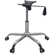 Chrome Office Chair Refurbishment Refurb Kit Base Castor Wheels Gas Lift Lever