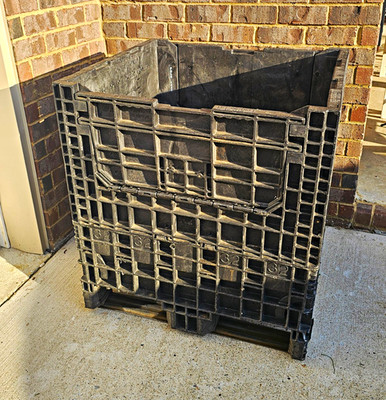 ORBIS Collapsible Bulk Storage Container - Pallet Black - Heavy Duty