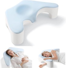 Side Sleeper Pillow for Shoulder Pain Relief, Memory Foam Pillow with Arm Hole 