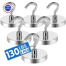 Magnetic Hooks for Cruise Cabins 130LBS 6 Pcs Heavy Duty LOVIMAG Strong Powerful