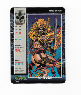 Spawn Power Cardz CCG Angela #002 TCG