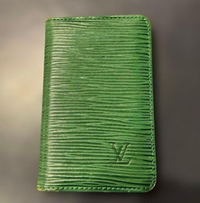 Louis Vuitton Epi Organizer Poche Card Case Green Used from Japan