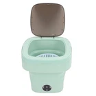Portable Washing Machine 8L Foldable Washer With 3 Cleaning Modes Drain Basket