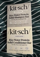 Kitsch Strengtheing Rice Water Protein Bars for Growth: Shampoo & Conditioner