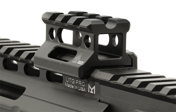Leapers Super Slim Picatinny Riser Scope Mount Med Profile 0.75" Height 3 Slots