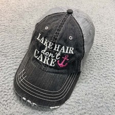 Cappello berretto donna camionista Lake Hair Dont Care taglia unica NG Lake Life nautica