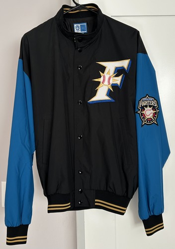 NIPPON HAM FIGHTERS 2003 Vintage Original NPB Jacket Medium Mizuno OHTANI JAPAN