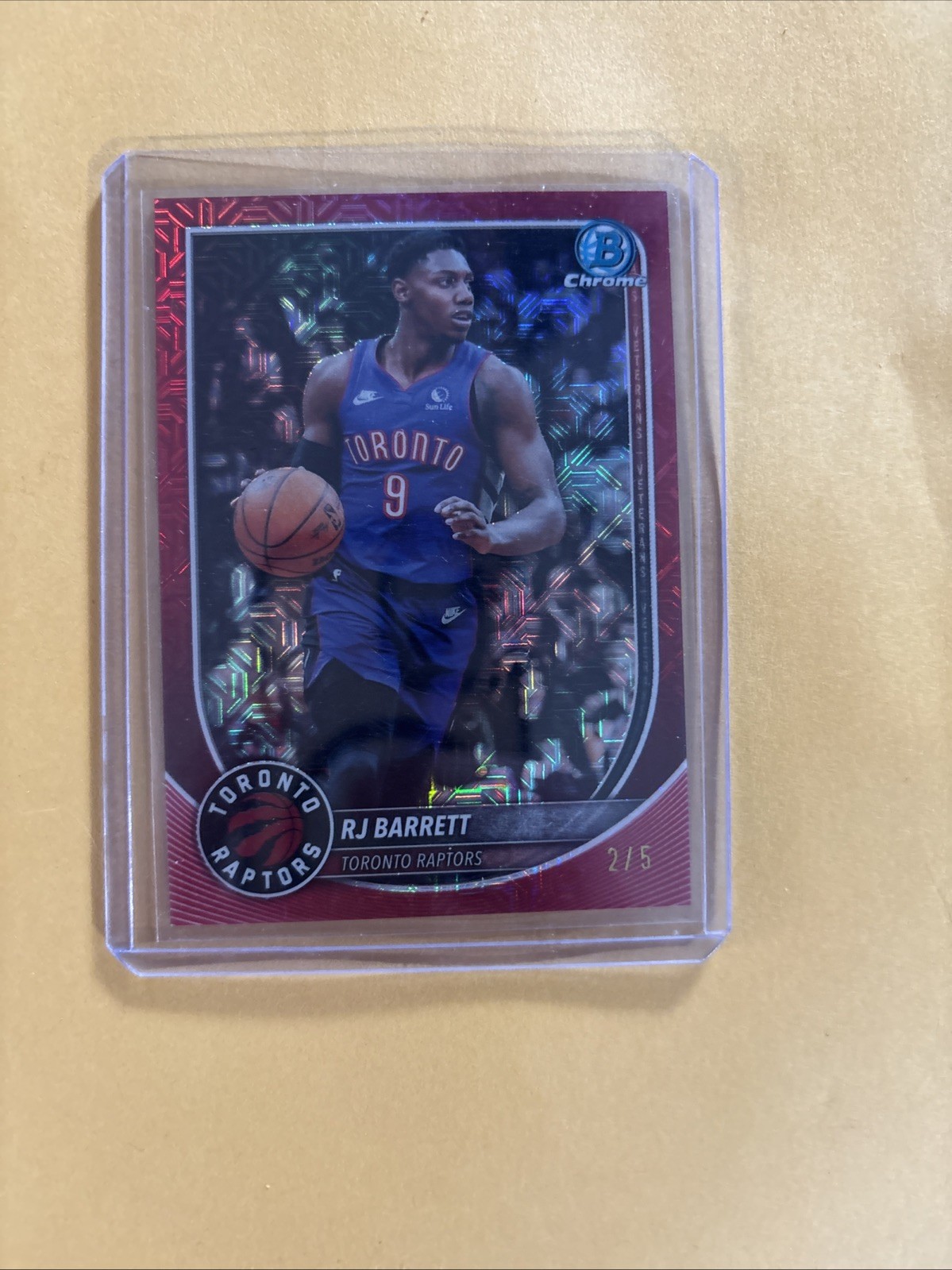 RJ Barrett BCV-156 Bowman Chrome Basketball Red /5