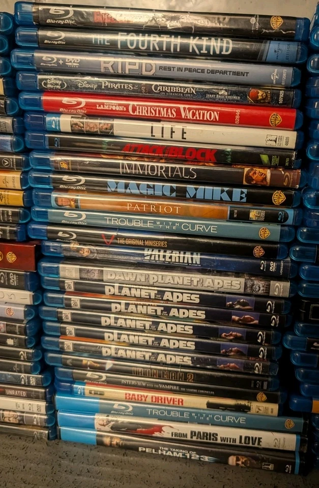 100 Huge Lot Blu-ray Movies: Mixed Genre Action Horror Drama Comedy**SEE PHOTOS* - Image 3 of 4