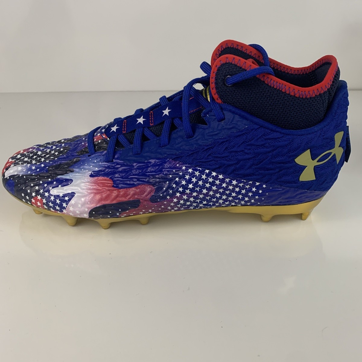 Under Armour Spotlight Clone 4 MC USA Blue Mens 11.5  display picture 3