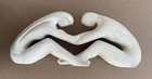 Haeger Pottery Loving Couple White Ceramic Sculpture Statue