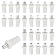 80Pcs Shutter Repair Pins 0.98"x0.45" Metal Spring Loaded Pins White
