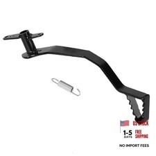 Dirt Bike Brake Pedal, Sturdy Rear Brake Lever Foot Pedal, Black Rear