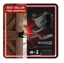 Self Locking Gate Gravity Latch Carbon Steel Auto Gate Latch Garden Gate Latches