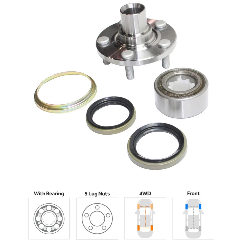 Bujes de rueda delanteros lado conductor o pasajero derecho izquierdo/derecho 4350232050 Foto 3 de 4