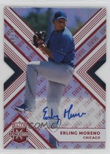 2018 Panini Elite Extra Edition Status Red Die-Cut 18/75 Erling Moreno Auto 1t3