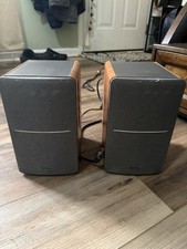 Edifier R1280T Powered Speakers / Good Condition / Brown With Black Pair