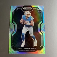 2020 Panini Chronicles - Prizm Black HOLO #PB-3 Justin Herbert (RC) GRADE READY!