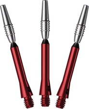 Viper Spinster Aluminum Dart Shafts - Medium Red, 3-Pack for Enhanced Scoring