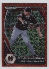 2021 Panini Prizm Draft Picks Red Velocity Prizm Christian Macleod #PDP159 qf6