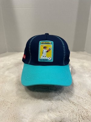 Limited Seattle Mariners #29 Cal Raleigh Topps Card Snapback Baseball Hat