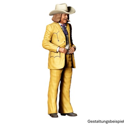 3D Druck Miniatur - Little Sheriff - (3DP-377)