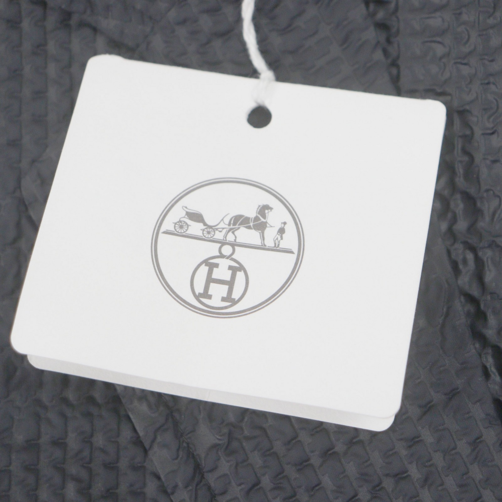 Pristine HERMES tailored jacket black polyester m… - image 9