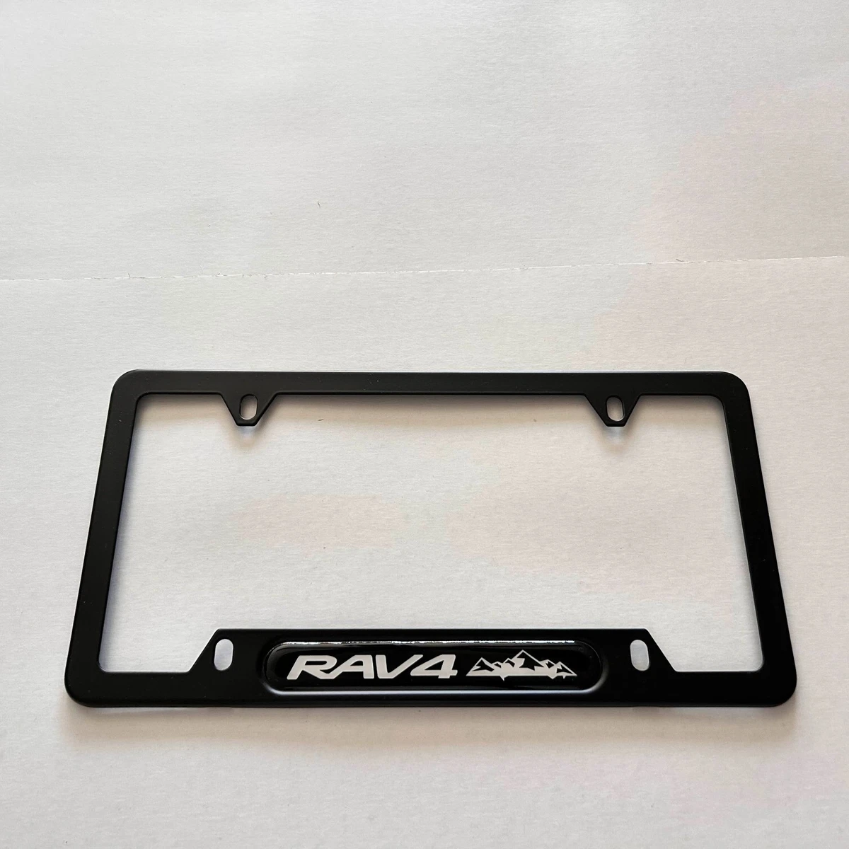 AM Autoparts Front License Plate Bracket For 2013-2015 Toyota RAV4 – Black, Direct Fit (AM-410438554)