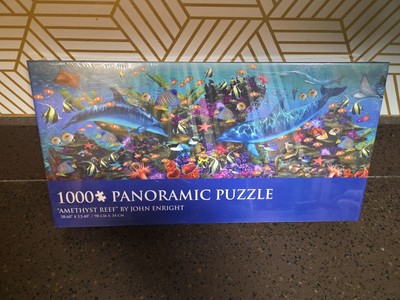 1000 Pc Puzzle Panoramic Amethist Reef John Enright By Andrews & Blaine