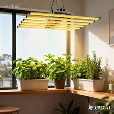  Phlizon 1000W Samsung LED Grow Light 6x6ft Bar Full Spectrum Indoor Lamp Flower