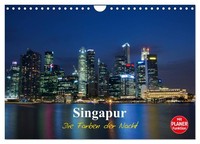 Calendar 2027 · US Version · Singapore - The Colors Of The Night (Wall Calendar