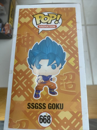 Funko Pop Animation SSGSS Goku Dragon Ball Super #668 Hot Topic Exclusive - Picture 2 of 6