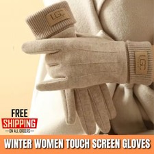 Winter Cashmere Gloves for Women Warm Touch Screen Gloves Wool  mittens