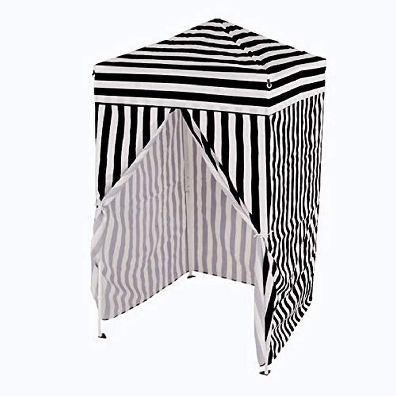 Portable Pop up Changing Room 4 x4 Black and White Impact Dr