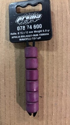PROMA OEM VARIATOR ROLLERS Ø15x12 (6gr) MOTO MINARELLI-ARPRILIA.MBK-MALAGUTI-TOP-DR