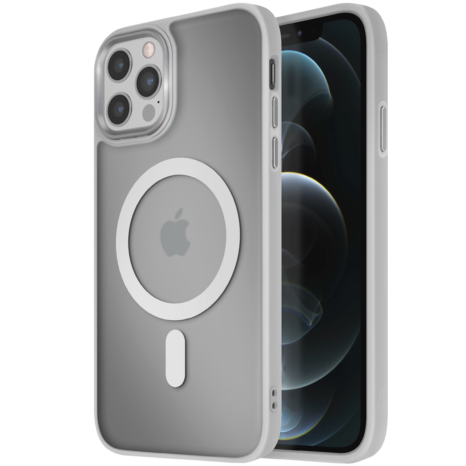 Coque iPhone 12 Pro gris givré idéale pour le bureau Avizar